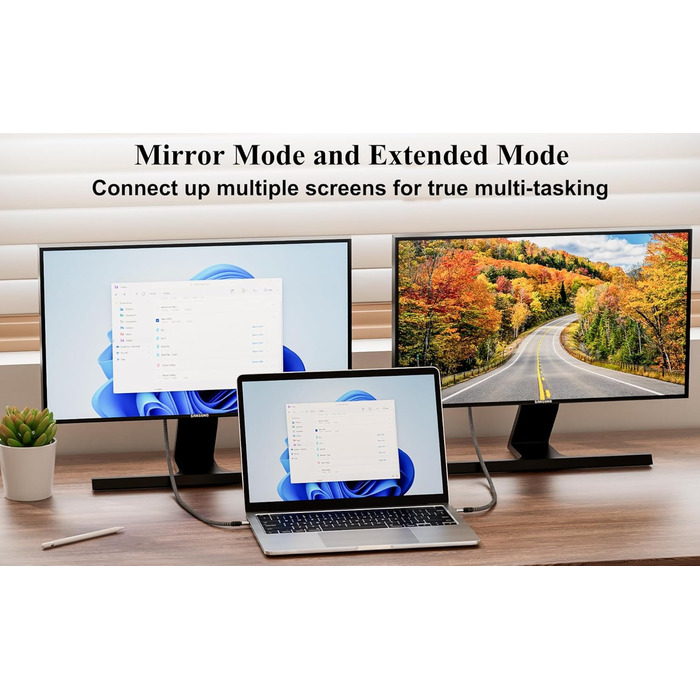 Кабель USB-C на HDMI 3 м, 4K UHD, з кутом 90/270°, сумісний з iPhone 15/16/17, MacBook, iPad Pro/Air