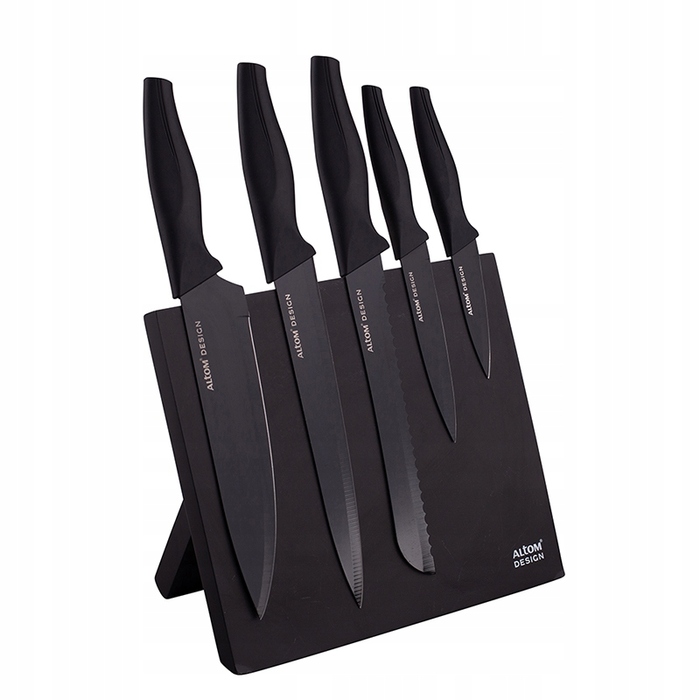 Набір ножів у коробці Altom Design Black, 5 предметів