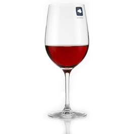 Leonardo Ciao+ Red Wine Glasses, Set of 6 Red Wine Goblets with Drawn Stem, Dishwasher-Safe Wine Glasses, 6 Pieces, 430 ml, 061448
