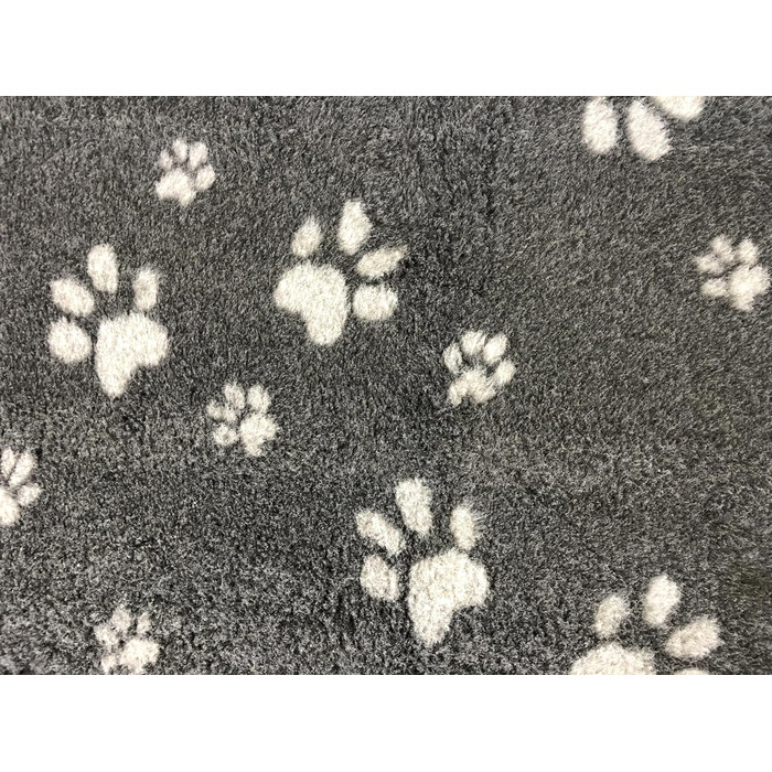 Килимок для собак Elropet Vetbed: преміум якість, 22 мм, для маленьких та великих собак. Деки для собак S/M/L (темно-сірий + сірий з лапкою)