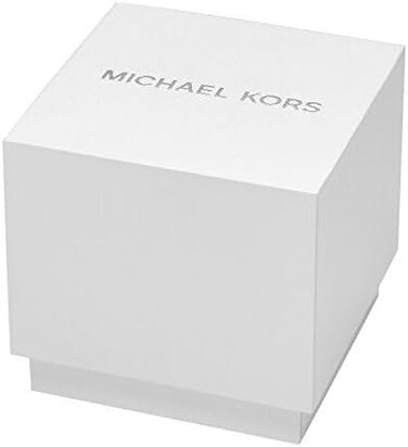 Жіночий годинник Michael Kors Slim Runway 42мм, кварцовий механізм, сталевий браслет (золотистий та світло-рожевий)