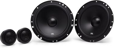 Автомобільна акустика JBL Stage1 601C 200 Вт, компонентна система 2-смугова, динаміки 16-17 см, твіттер, чорна, Harman Kardon