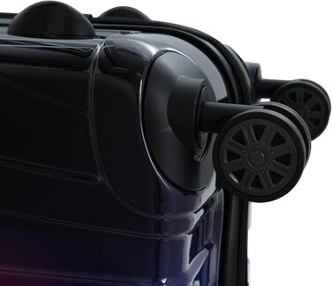 Чохол-валіза Suitline з жорстким корпусом, XL, 76 см, 96-110 літрів, ABS, TSA, Неоновий блакитний