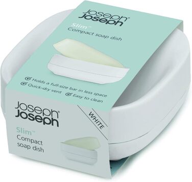 Мильниця Joseph Joseph Slim компактна, біло-блакитна
