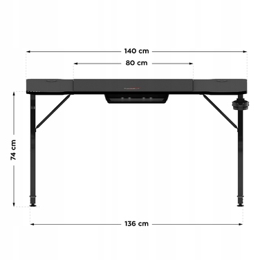 Ігровий стіл Huzaro Hero 3.3 RGB LED + килимок XXL