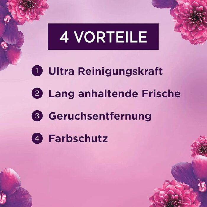 Пральний порошок Lenor Amethyst Blütentraum для пральних машин, 6.5 кг, 100 прань
