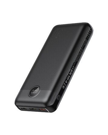 Power Bank VEGER 30000mAh 20W PD: Зовнішній акумулятор USB-C з LED-дисплеєм для iPhone, iPad, телефонів та планшетів
