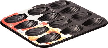 Форма для мафінів Ibili 820502 Moka Schwarz (12 мафінів) - 25,9 x 20,9 x 1,4 см