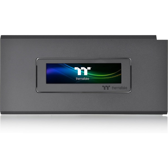 Корпус Thermaltake Ceres 500 TG ARGB Mid-Tower ATX/E-ATX, 4 ARGB вентилятори, загартоване скло, USB-C, LCD-панель (Black)