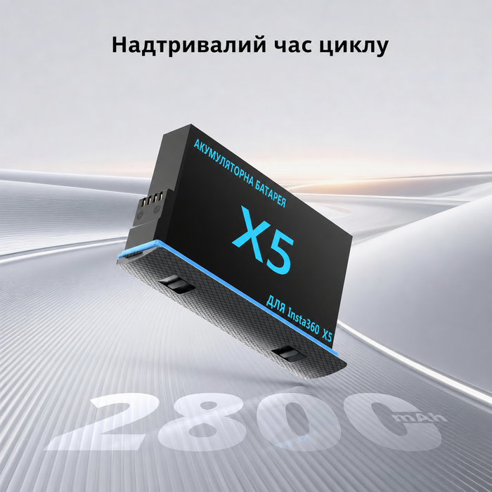 Акумуляторна літієва батарея melasta для Insta360 X5, 2 шт. 2800 мАг, змінна батарея з 2-канальним зарядним пристроєм, сумісна з екшн-камерою Insta360 X5 з 2 слотами для SD-карт Misro