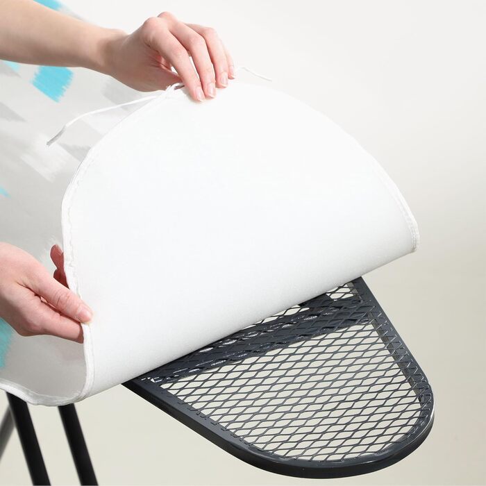 Покриття для прасувальної дошки KADAX з шнурком, практичне, для парових прасок, XL (сіро-блакитне)