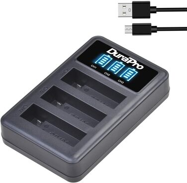 Акумулятор DuraPro 3X 1680mAh + USB LED Зарядний пристрій для GoPro Hero4 AHDBT-401