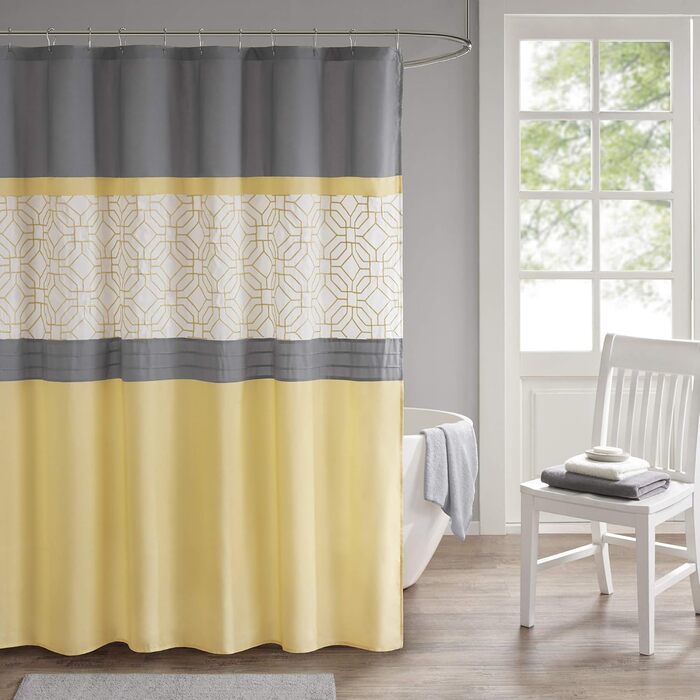 510 DESIGN Килим ультрам'який, сучасний дизайн, 72x72 см (182.9x182.9 см, 1 шт. в упаковці), жовтогарячий/сірий