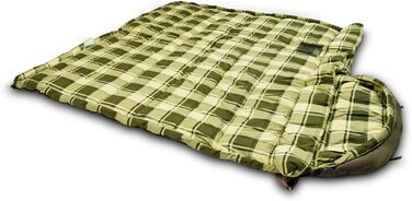 Спальний мішок Alexika Canada Plus – теплий, зручний, прямокутний, цілорічний для дорослих та сімей. Підходить для кемпінгу та відпочинку на природі за низьких температур (до -6°C). Розмір 230x100 см, з компресійним мішком.