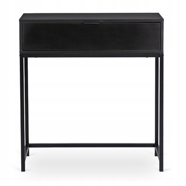 Консольний столик Elite, чорний матовий, 75 x 81 x 28 см