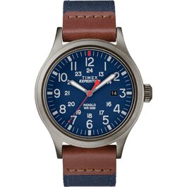 Годинник наручний Timex Expedition Scout, унісекс, аналоговий кварц, ремінець з нейлону, блакитний