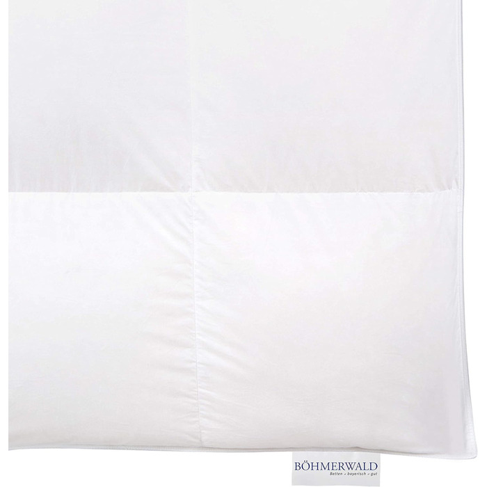 Ковдра Böhmerwald Selection з пуху, 100% пух, антиалергенна, екстра тепла, 155x220 см, сертифікат Oeko-Tex