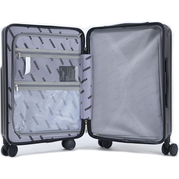 Чохол-валіза Hartschalen Gorilla для ділових поїздок з відділенням для ноутбука та TSA замком, чорний