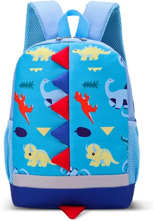 Дитячий рюкзак для хлопчика Kinderrucksack, рюкзак у дитячий садок, шкільний рюкзак для малюків, сумочка для школи для хлопчиків та дівчаток (#7 блакитний)