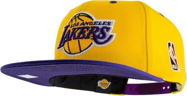 Кепка Mitchell & Ness NBA Lakers Snapback жовто-фіолетова, універсальний розмір