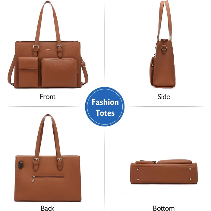 LOVEVOOK Сумка-шоппер для жінок, велика, для ноутбука 15.6