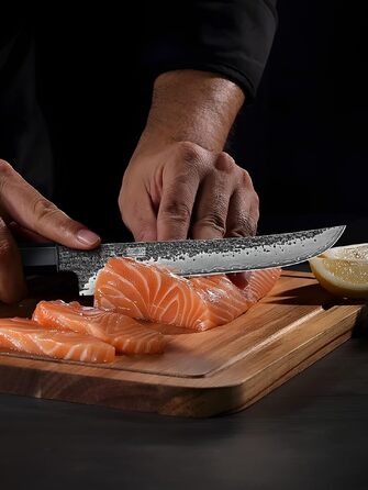 Професійний японський кухонний ніж HOSHANHO Gyuto 20 см для м'яса та овочів, ніж-шеф