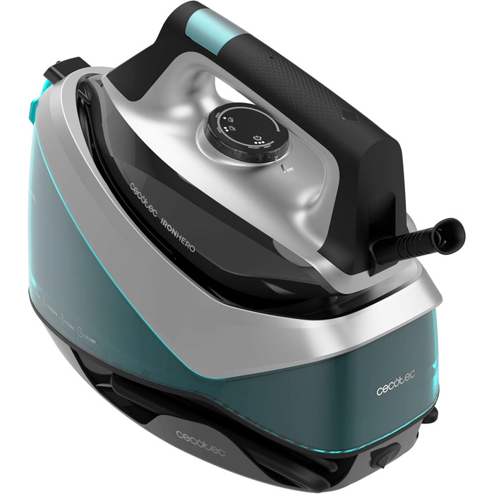 Станція для прасування Cecotec IronHero H-2800 Station Horizontale, 2800 Вт, керамічна підошва, антинакип, автоматичне вимкнення