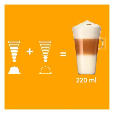 Капсули для кави Nescafé Dolce Gusto Latte Macchiato, середній обсмал, набір 90 порцій (3 упаковки по 15 капсул)