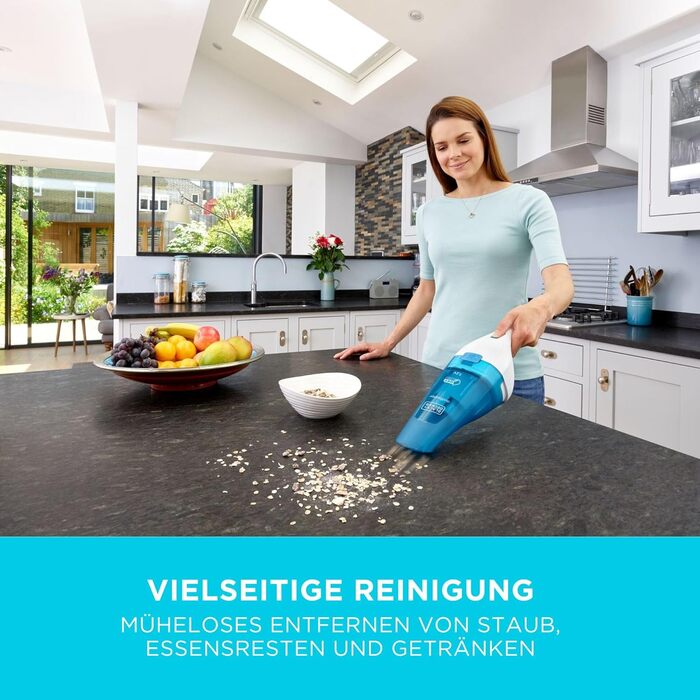 Акумуляторний ручний пилосос Black+Decker Dustbuster WDC115WA-QW 3.6V для сухого та вологого прибирання