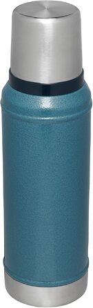 Термос STANLEY 1913 Classic Legendary 0.94л, вакуумна термобутылка Hammertone Lake — герметична, BPA-free, зберігає температуру 24 години