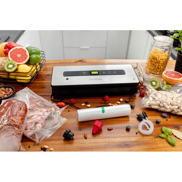 Вакууматор NutriZein NZVS6005C, 30 см, бездротовий, USB-C