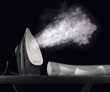 Rowenta DW6030 Eco Intelligence Steam Iron | 2500W | 180g Steam Boost | Steam Iron with Automatic Shut-off | Anti-Scale Setting Single