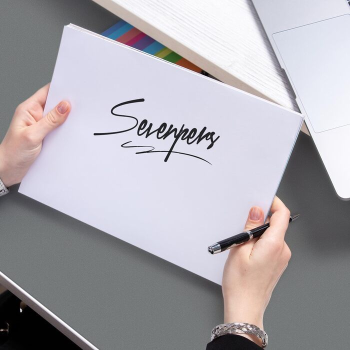 Килимок для столу Sevenpers 80x40 см з PU-шкіри, захист столу, неслизький, для офісу та дому