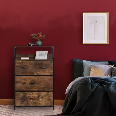 Relaxdays Chest of drawers with 4 drawers