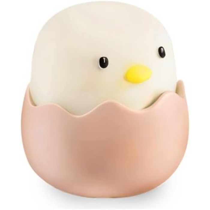 MegaLight LED Night Light Kids RGB Color Changing | Night Light Baby without swallowable small parts | Nursing light dimmable timer | Night lamp for children's room touch USB | (Eggy Egg)