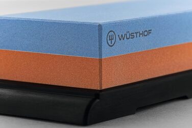 Двосторонній точильний камінь WÜSTHOF J400/2000 (зернистість 1000/3000), 15 x 5 x 2,5 см, чорний/зелений