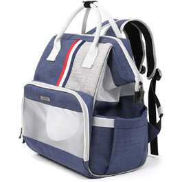 Рюкзак для котів та маленьких собак Galatée, зручний та дихаючий, для подорожей, хандеру та кемпінгу (блакитний)