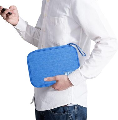 Органайзер для кабелів та аксесуарів A-sky Blue: для подорожей, бізнесу та роботи