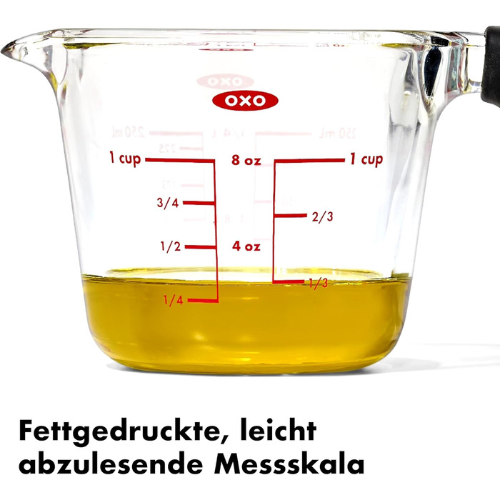 OXO Good Grips 250 ml Glass Measuring Cup