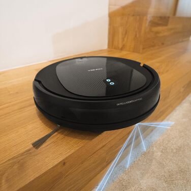 Робот-пилосос Cecotec Conga M20 з гіроскопічною навігацією, 7000 Па, 160 хв роботи, датчики захисту від падіння та щітка для різних поверхонь, керування через додаток