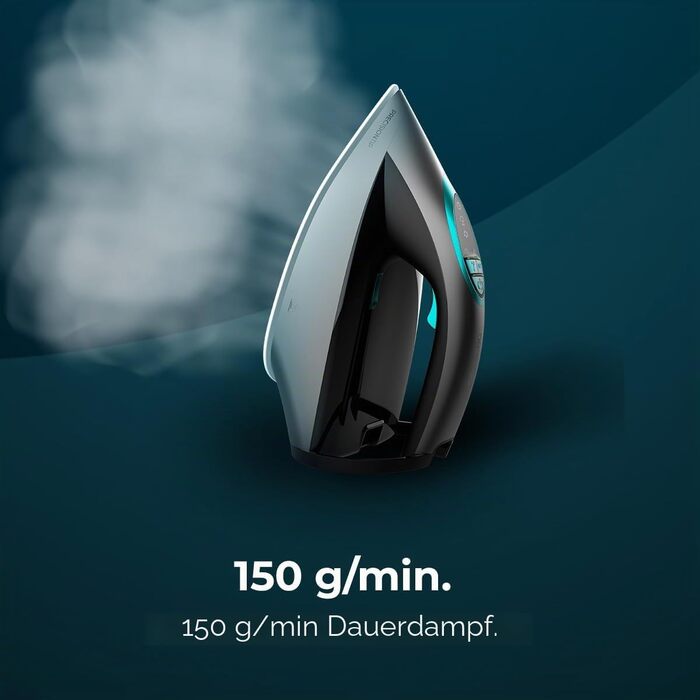 Праска з парогенератором Cecotec IronHero 3200 Essential: 3200 Вт, 8 бар, подача пари 150 г/хв, антикальцій, Turbo Slide