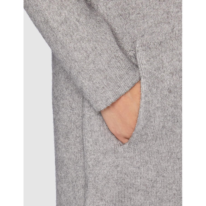 Жіночий кардиган-туніки Organ Daen з довгими рукавами, блоки кольорів Бордо/Чорний (TXS, Сірий)