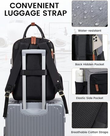 LOVEVOOK Рюкзак для жінок, 15.6