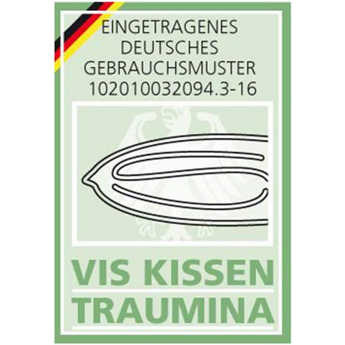 Ексклюзивна подушка Traumina Faser 40x80 см, мікрофібра