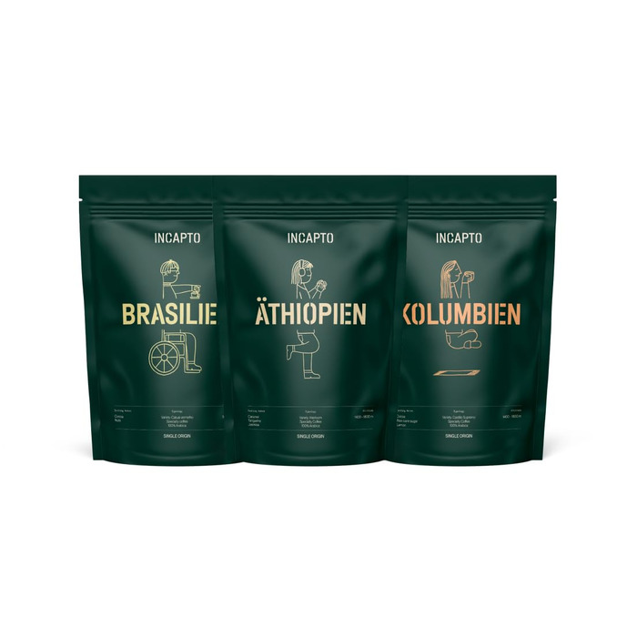 Спеціальна кава в зернах Incapto Single-Origin Espresso 100% Арабіка, Minas Gerais, Specialty Coffee 84 SCA, традиційного обсмаження, 1.5 кг