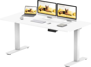 Регульований стіл Sanodesk 200x80 см з 2 моторами, електричний, з функцією пам'яті (чорний)