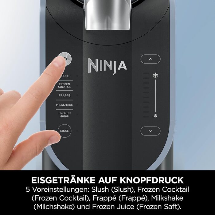 Машина для приготування смузі Ninja SLUSHi FS301EU: смузі, коктейлі, фраппе, молочні коктейлі, заморожений сік