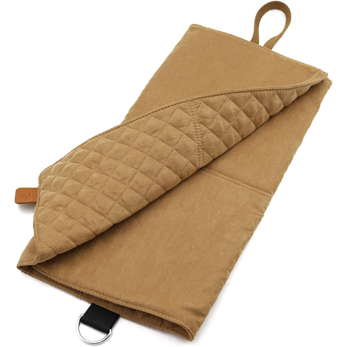 Килимок для собак Paws&Co: портативний, складаний, 75x50 см (M, коричневий)