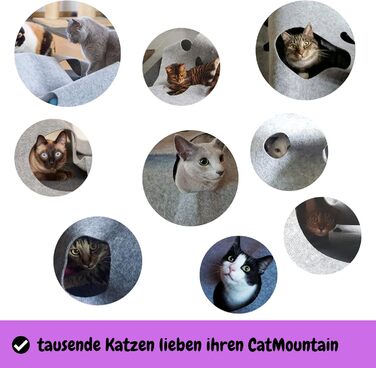 CatMountain® Cat Carpet, Cat Tunnel, Cat Toy, Interactive Cat Toy, Kitten Toy for Your Cat.