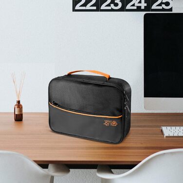 Органайзер для кабелів та аксесуарів для подорожей - Double Layer XL, чорний